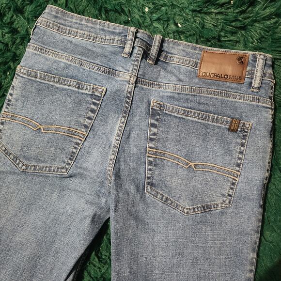 Buffalo David Bitton Jackson-X Light Wash Straight Stretch Jeans Men’s 32x32 - Picture 6 of 7